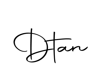 Design your own signature with our free online signature maker. With this signature software, you can create a handwritten (Autography-DOLnW) signature for name Dtan. Dtan signature style 10 images and pictures png