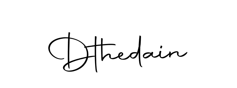 Use a signature maker to create a handwritten signature online. With this signature software, you can design (Autography-DOLnW) your own signature for name Dthedain. Dthedain signature style 10 images and pictures png