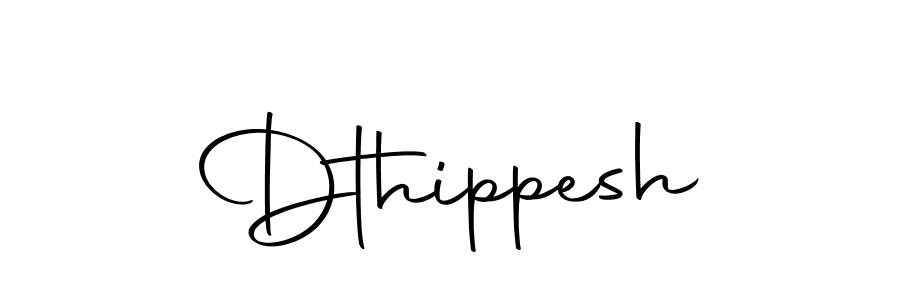 Use a signature maker to create a handwritten signature online. With this signature software, you can design (Autography-DOLnW) your own signature for name Dthippesh. Dthippesh signature style 10 images and pictures png