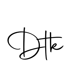 Create a beautiful signature design for name Dtk. With this signature (Autography-DOLnW) fonts, you can make a handwritten signature for free. Dtk signature style 10 images and pictures png