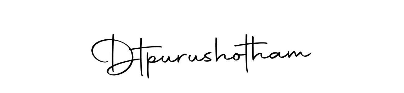 You can use this online signature creator to create a handwritten signature for the name Dtpurushotham. This is the best online autograph maker. Dtpurushotham signature style 10 images and pictures png