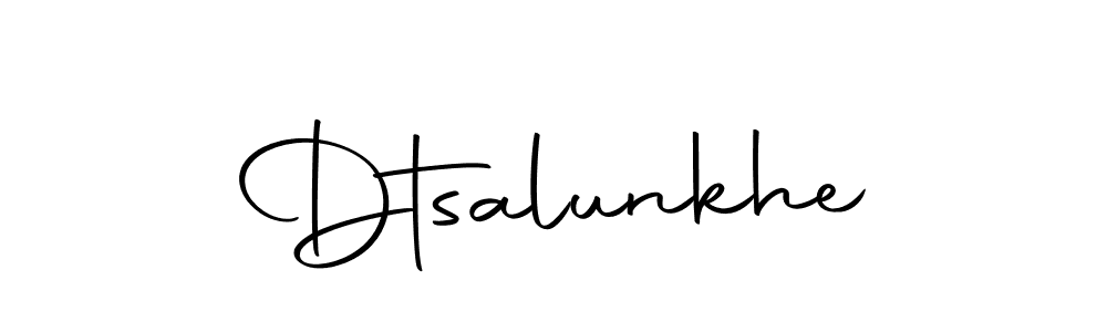 You should practise on your own different ways (Autography-DOLnW) to write your name (Dtsalunkhe) in signature. don't let someone else do it for you. Dtsalunkhe signature style 10 images and pictures png