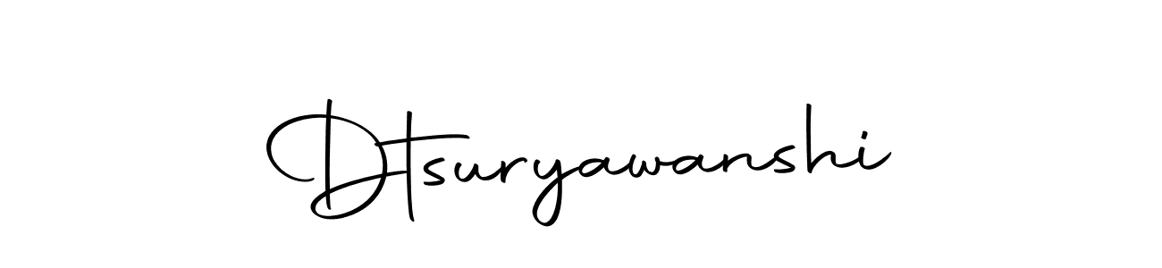 The best way (Autography-DOLnW) to make a short signature is to pick only two or three words in your name. The name Dtsuryawanshi include a total of six letters. For converting this name. Dtsuryawanshi signature style 10 images and pictures png