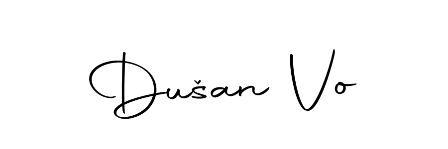 Dušan Vo stylish signature style. Best Handwritten Sign (Autography-DOLnW) for my name. Handwritten Signature Collection Ideas for my name Dušan Vo. Dušan Vo signature style 10 images and pictures png