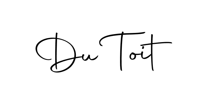 The best way (Autography-DOLnW) to make a short signature is to pick only two or three words in your name. The name Du Toit include a total of six letters. For converting this name. Du Toit signature style 10 images and pictures png