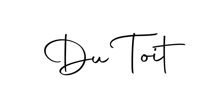 The best way (Autography-DOLnW) to make a short signature is to pick only two or three words in your name. The name Du Toit include a total of six letters. For converting this name. Du Toit signature style 10 images and pictures png