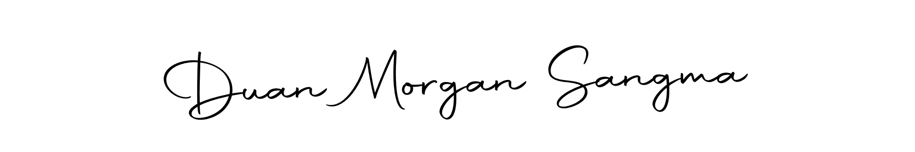 Make a short Duan Morgan Sangma signature style. Manage your documents anywhere anytime using Autography-DOLnW. Create and add eSignatures, submit forms, share and send files easily. Duan Morgan Sangma signature style 10 images and pictures png