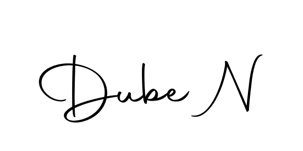 Also we have Dube N name is the best signature style. Create professional handwritten signature collection using Autography-DOLnW autograph style. Dube N signature style 10 images and pictures png
