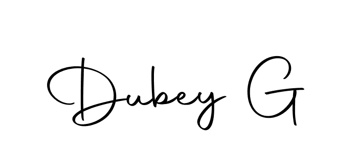 Also we have Dubey G name is the best signature style. Create professional handwritten signature collection using Autography-DOLnW autograph style. Dubey G signature style 10 images and pictures png