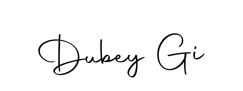 Make a beautiful signature design for name Dubey Gi. With this signature (Autography-DOLnW) style, you can create a handwritten signature for free. Dubey Gi signature style 10 images and pictures png