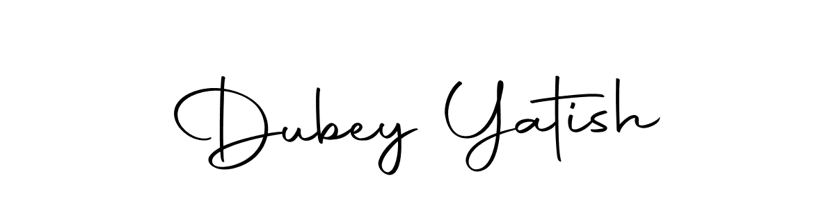 Design your own signature with our free online signature maker. With this signature software, you can create a handwritten (Autography-DOLnW) signature for name Dubey Yatish. Dubey Yatish signature style 10 images and pictures png
