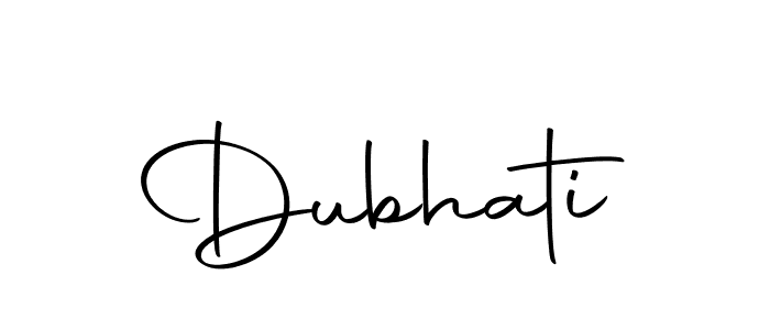 You should practise on your own different ways (Autography-DOLnW) to write your name (Dubhati) in signature. don't let someone else do it for you. Dubhati signature style 10 images and pictures png