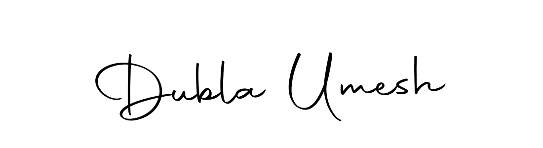 Make a beautiful signature design for name Dubla Umesh. Use this online signature maker to create a handwritten signature for free. Dubla Umesh signature style 10 images and pictures png