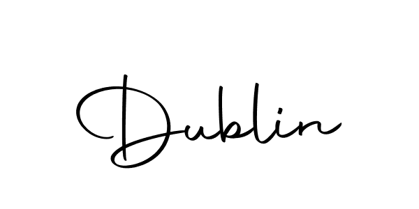 Create a beautiful signature design for name Dublin. With this signature (Autography-DOLnW) fonts, you can make a handwritten signature for free. Dublin signature style 10 images and pictures png