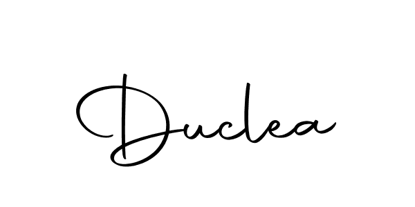 Also we have Duclea name is the best signature style. Create professional handwritten signature collection using Autography-DOLnW autograph style. Duclea signature style 10 images and pictures png