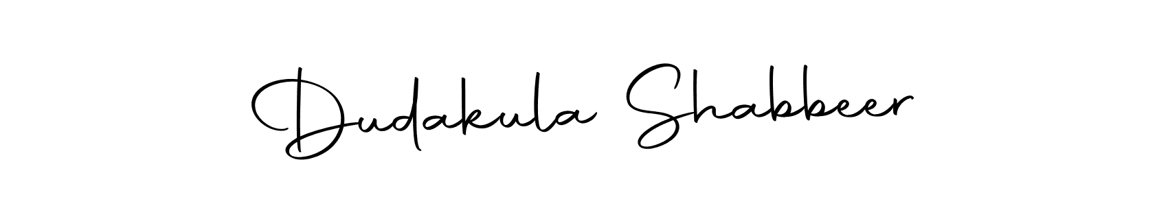 How to make Dudakula Shabbeer signature? Autography-DOLnW is a professional autograph style. Create handwritten signature for Dudakula Shabbeer name. Dudakula Shabbeer signature style 10 images and pictures png