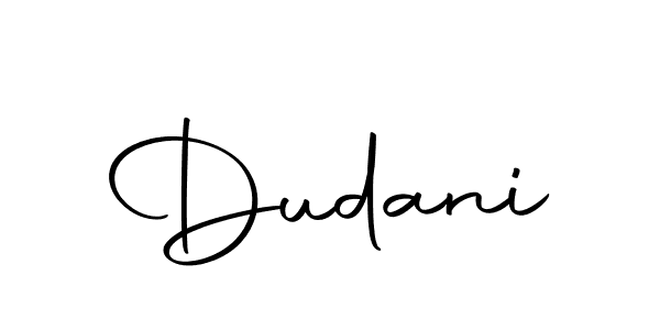 Make a beautiful signature design for name Dudani. With this signature (Autography-DOLnW) style, you can create a handwritten signature for free. Dudani signature style 10 images and pictures png