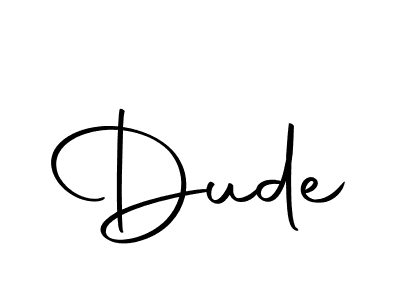 How to make Dude name signature. Use Autography-DOLnW style for creating short signs online. This is the latest handwritten sign. Dude signature style 10 images and pictures png