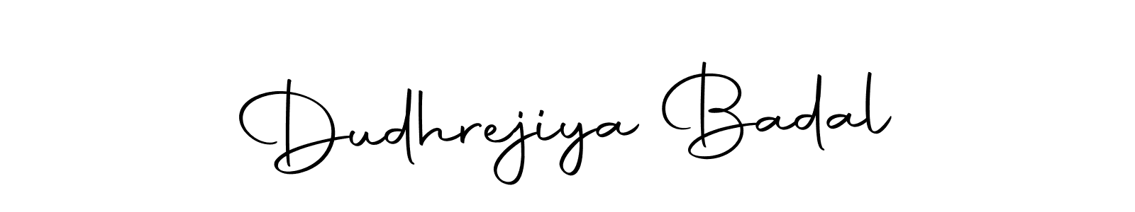Make a beautiful signature design for name Dudhrejiya Badal. Use this online signature maker to create a handwritten signature for free. Dudhrejiya Badal signature style 10 images and pictures png