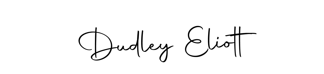 Make a beautiful signature design for name Dudley Eliott. With this signature (Autography-DOLnW) style, you can create a handwritten signature for free. Dudley Eliott signature style 10 images and pictures png