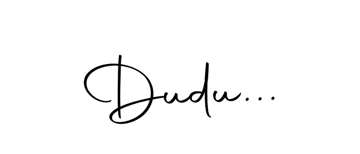 if you are searching for the best signature style for your name Dudu.... so please give up your signature search. here we have designed multiple signature styles  using Autography-DOLnW. Dudu... signature style 10 images and pictures png