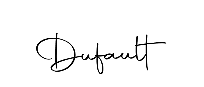 How to make Dufault signature? Autography-DOLnW is a professional autograph style. Create handwritten signature for Dufault name. Dufault signature style 10 images and pictures png