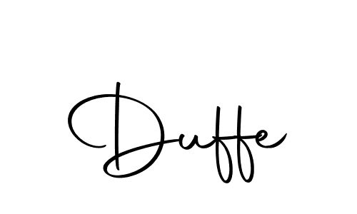 You should practise on your own different ways (Autography-DOLnW) to write your name (Duffe) in signature. don't let someone else do it for you. Duffe signature style 10 images and pictures png