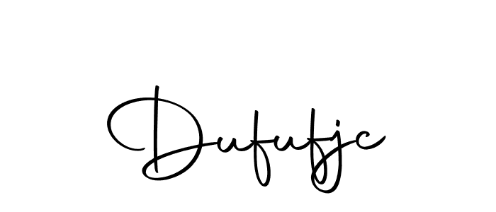 How to make Dufufjc signature? Autography-DOLnW is a professional autograph style. Create handwritten signature for Dufufjc name. Dufufjc signature style 10 images and pictures png