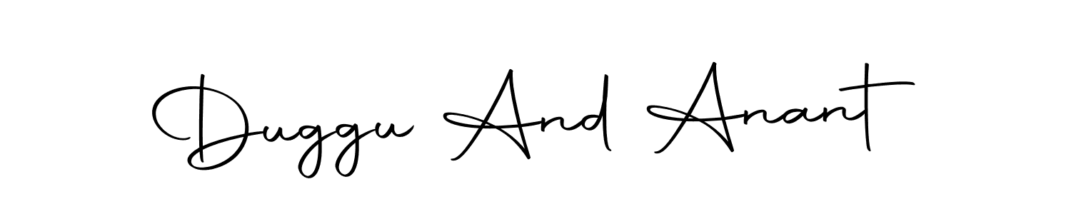 How to make Duggu And Anant signature? Autography-DOLnW is a professional autograph style. Create handwritten signature for Duggu And Anant name. Duggu And Anant signature style 10 images and pictures png