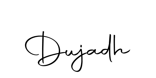 Here are the top 10 professional signature styles for the name Dujadh. These are the best autograph styles you can use for your name. Dujadh signature style 10 images and pictures png