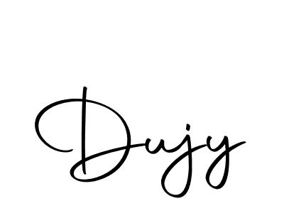 Create a beautiful signature design for name Dujy. With this signature (Autography-DOLnW) fonts, you can make a handwritten signature for free. Dujy signature style 10 images and pictures png