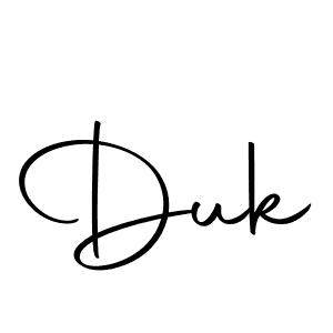 Best and Professional Signature Style for Duk. Autography-DOLnW Best Signature Style Collection. Duk signature style 10 images and pictures png