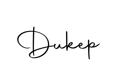 How to make Dukep name signature. Use Autography-DOLnW style for creating short signs online. This is the latest handwritten sign. Dukep signature style 10 images and pictures png