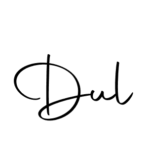 Create a beautiful signature design for name Dul. With this signature (Autography-DOLnW) fonts, you can make a handwritten signature for free. Dul signature style 10 images and pictures png