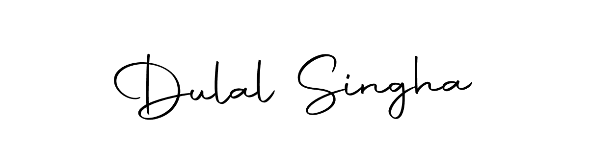 How to make Dulal Singha name signature. Use Autography-DOLnW style for creating short signs online. This is the latest handwritten sign. Dulal Singha signature style 10 images and pictures png