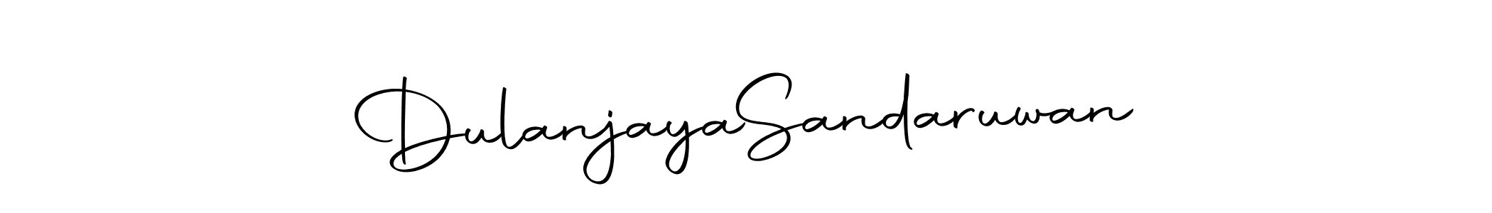 How to make Dulanjaya  Sandaruwan name signature. Use Autography-DOLnW style for creating short signs online. This is the latest handwritten sign. Dulanjaya  Sandaruwan signature style 10 images and pictures png