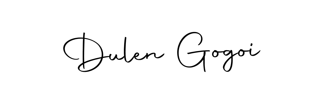 Use a signature maker to create a handwritten signature online. With this signature software, you can design (Autography-DOLnW) your own signature for name Dulen Gogoi. Dulen Gogoi signature style 10 images and pictures png