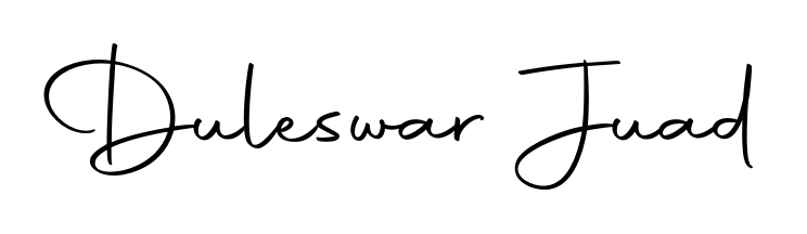 Discover the perfect balance of readability and style for Duleswar Juad with Autography-DOLnW font. Create your dream signature today. Duleswar Juad signature style 10 images and pictures png