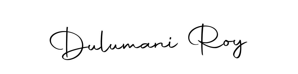 Make a beautiful signature design for name Dulumani Roy. With this signature (Autography-DOLnW) style, you can create a handwritten signature for free. Dulumani Roy signature style 10 images and pictures png