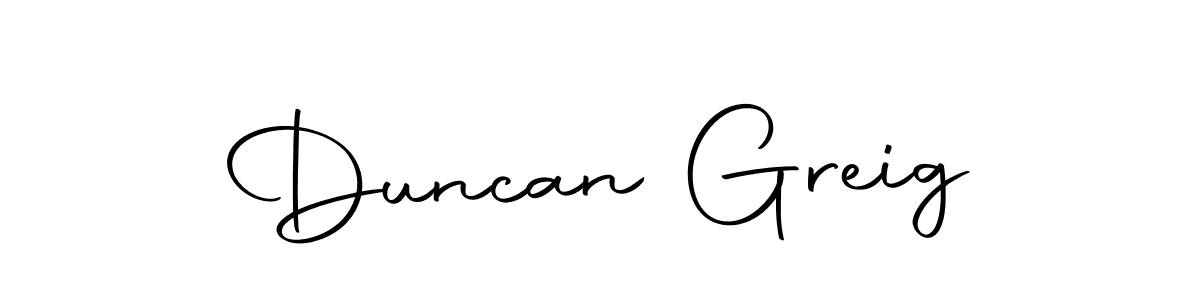 Use a signature maker to create a handwritten signature online. With this signature software, you can design (Autography-DOLnW) your own signature for name Duncan Greig. Duncan Greig signature style 10 images and pictures png