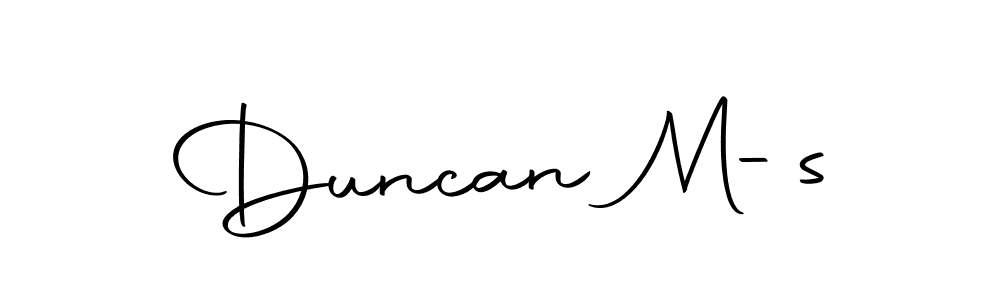 You should practise on your own different ways (Autography-DOLnW) to write your name (Duncan M-s) in signature. don't let someone else do it for you. Duncan M-s signature style 10 images and pictures png