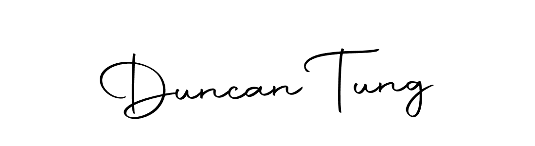 You should practise on your own different ways (Autography-DOLnW) to write your name (Duncan Tung) in signature. don't let someone else do it for you. Duncan Tung signature style 10 images and pictures png