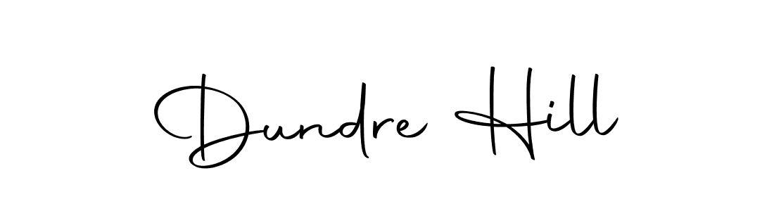 Design your own signature with our free online signature maker. With this signature software, you can create a handwritten (Autography-DOLnW) signature for name Dundre Hill. Dundre Hill signature style 10 images and pictures png