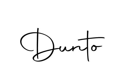 Dunto stylish signature style. Best Handwritten Sign (Autography-DOLnW) for my name. Handwritten Signature Collection Ideas for my name Dunto. Dunto signature style 10 images and pictures png