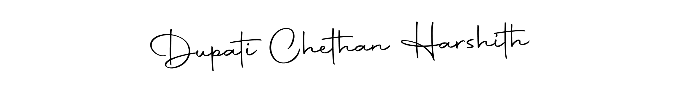 Create a beautiful signature design for name Dupati Chethan Harshith. With this signature (Autography-DOLnW) fonts, you can make a handwritten signature for free. Dupati Chethan Harshith signature style 10 images and pictures png