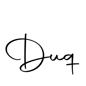 if you are searching for the best signature style for your name Duq. so please give up your signature search. here we have designed multiple signature styles  using Autography-DOLnW. Duq signature style 10 images and pictures png