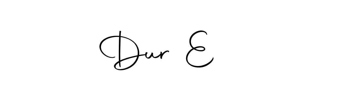 Design your own signature with our free online signature maker. With this signature software, you can create a handwritten (Autography-DOLnW) signature for name Dur E علی. Dur E علی signature style 10 images and pictures png