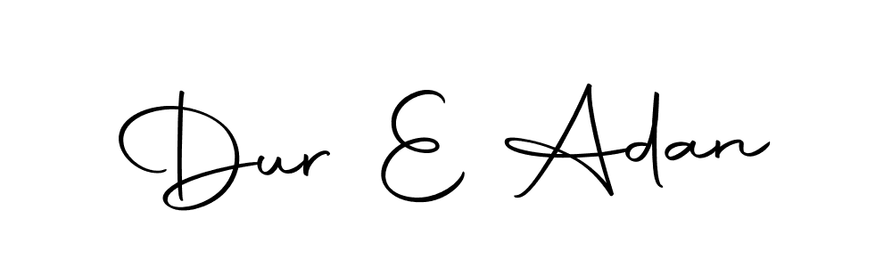 Also You can easily find your signature by using the search form. We will create Dur E Adan name handwritten signature images for you free of cost using Autography-DOLnW sign style. Dur E Adan signature style 10 images and pictures png