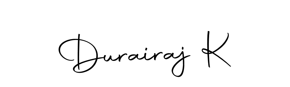 Durairaj K stylish signature style. Best Handwritten Sign (Autography-DOLnW) for my name. Handwritten Signature Collection Ideas for my name Durairaj K. Durairaj K signature style 10 images and pictures png