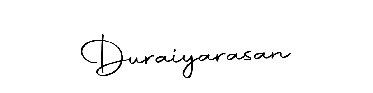 Use a signature maker to create a handwritten signature online. With this signature software, you can design (Autography-DOLnW) your own signature for name Duraiyarasan. Duraiyarasan signature style 10 images and pictures png